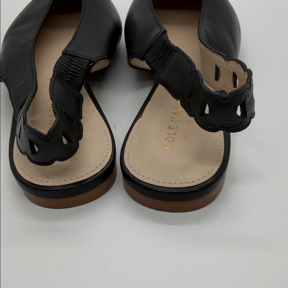 Cole Haan Black Slingback Flats NEOT - Picture 2 of 7